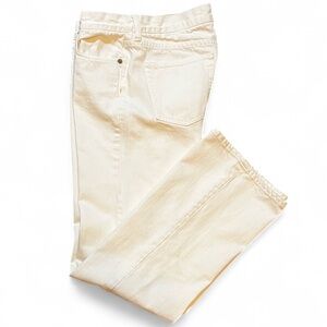 J Crew White Bootcut Jeans, 29
